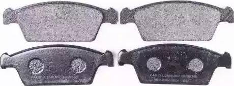 HELLA PAGID 8DB 355 017-001 - Brake Pad Set, disc brake autospares.lv