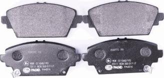 HELLA PAGID 8DB 355 017-171 - Brake Pad Set, disc brake autospares.lv