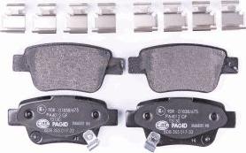 HELLA PAGID 8DB 355 017-331 - Brake Pad Set, disc brake autospares.lv