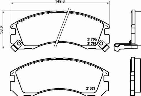 Remy RAP1546 - Brake Pad Set, disc brake autospares.lv