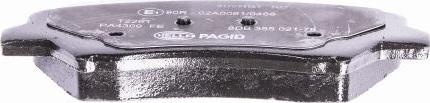 HELLA PAGID 8DB 355 021-781 - Brake Pad Set, disc brake autospares.lv