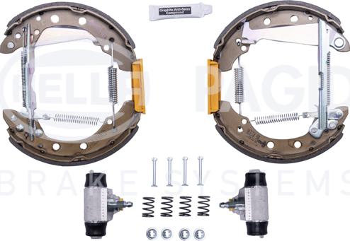 HELLA PAGID 8DB 355 022-711 - Brake Shoe Set autospares.lv