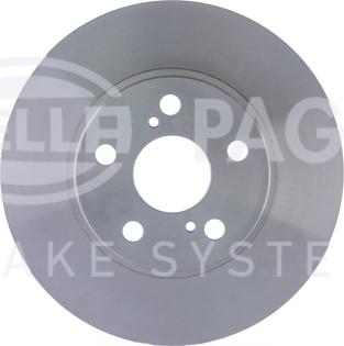 HELLA PAGID 8DD 355 104-891 - Brake Disc autospares.lv