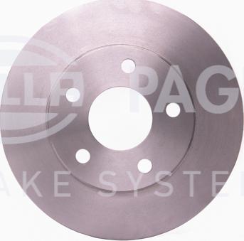 HELLA PAGID 8DD 355 106-011 - Brake Disc autospares.lv