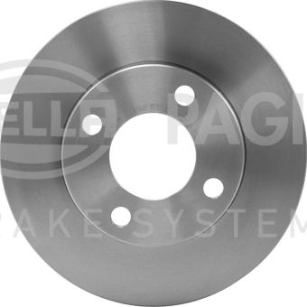 HELLA PAGID 8DD 355 100-581 - Brake Disc autospares.lv