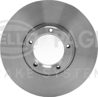 HELLA PAGID 8DD 355 101-401 - Brake Disc autospares.lv