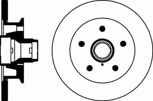 HELLA PAGID 8DD355101331 - Brake Disc autospares.lv