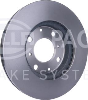 HELLA PAGID 8DD 355 108-151 - Brake Disc autospares.lv