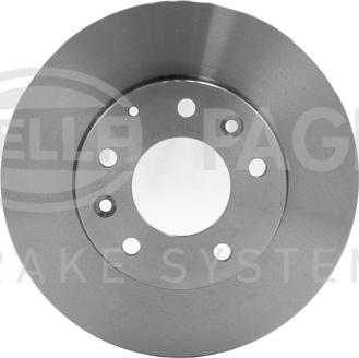 HELLA PAGID 8DD 355 108-161 - Brake Disc autospares.lv