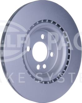 HELLA PAGID 8DD 355 119-441 - Brake Disc autospares.lv