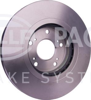 HELLA PAGID 8DD 355 116-101 - Brake Disc autospares.lv