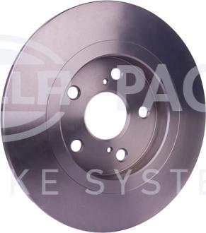 HELLA PAGID 8DD 355 116-121 - Brake Disc autospares.lv