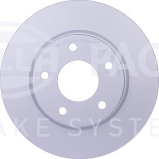 HELLA PAGID 8DD 355 116-241 - Brake Disc autospares.lv