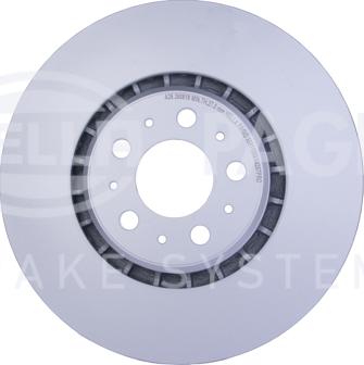 HELLA PAGID 8DD 355 110-591 - Brake Disc autospares.lv