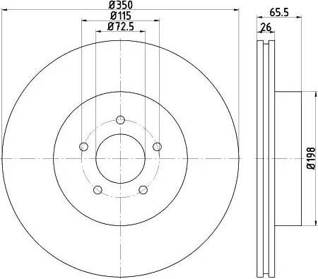 Stellox 6020-2626VK-SX - Brake Disc autospares.lv