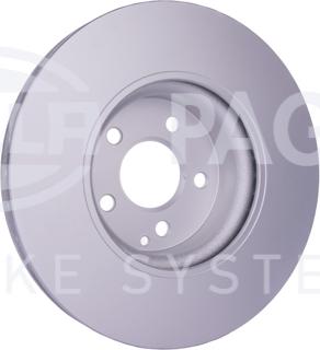 HELLA PAGID 8DD 355 129-521 - Brake Disc autospares.lv