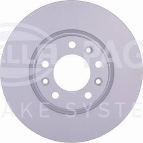 HELLA 8DD 355 129-261 - Brake Disc autospares.lv