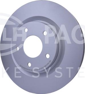 HELLA PAGID 8DD 355 125-521 - Brake Disc autospares.lv