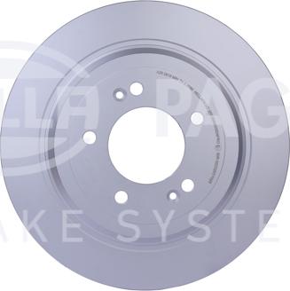 HELLA PAGID 8DD 355 126-681 - Brake Disc autospares.lv