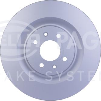 HELLA PAGID 8DD 355 120-401 - Brake Disc autospares.lv