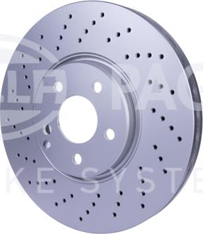 HELLA PAGID 8DD 355 128-151 - Brake Disc autospares.lv