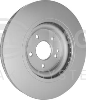 HELLA PAGID 8DD 355 122-391 - Brake Disc autospares.lv