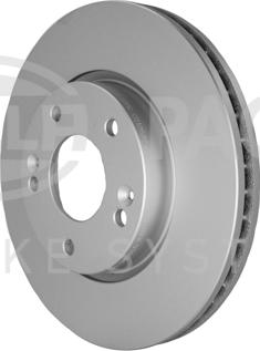 HELLA PAGID 8DD 355 122-341 - Brake Disc autospares.lv