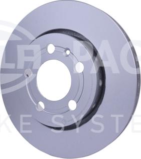 HELLA PAGID 8DD 355 127-451 - Brake Disc autospares.lv