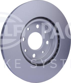 HELLA PAGID 8DD 355 127-151 - Brake Disc autospares.lv