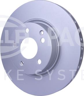 HELLA PAGID 8DD 355 127-771 - Brake Disc autospares.lv