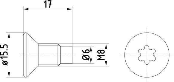 HELLA PAGID 8DZ 355 209-041 - Bolt, brake disc autospares.lv