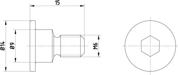 HELLA PAGID 8DZ 355 209-011 - Bolt, brake disc autospares.lv