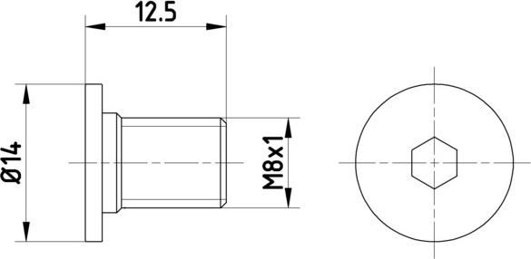 HELLA PAGID 8DZ 355 209-021 - Bolt, brake disc autospares.lv