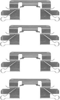 HELLA PAGID 8DZ 355 204-941 - Accessory Kit for disc brake Pads autospares.lv