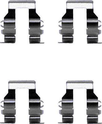 HELLA PAGID 8DZ 355 205-001 - Accessory Kit for disc brake Pads autospares.lv