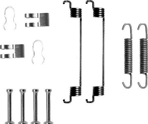 HELLA PAGID 8DZ 355 200-561 - Accessory Kit, brake shoes autospares.lv