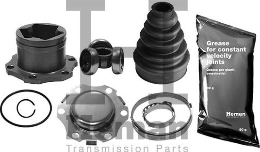 HEMAN TJ06380 - Joint Kit, drive shaft autospares.lv