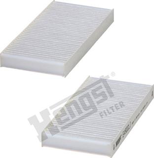 Hengst Filter E4900LI-2 - Filter, interior air autospares.lv