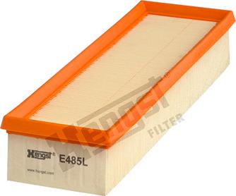 Hengst Filter E485L - Air Filter, engine autospares.lv