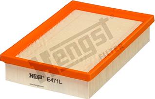 Hengst Filter E471L - Air Filter, engine autospares.lv