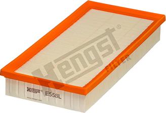 Hengst Filter E558L - Air Filter, engine autospares.lv