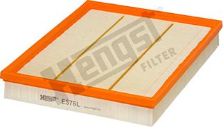 Hengst Filter E576L - Air Filter, engine autospares.lv