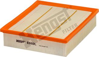 Hengst Filter E660L - Air Filter, engine autospares.lv