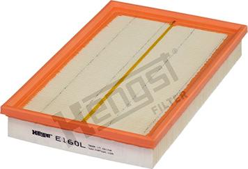 Hengst Filter E160L - Air Filter, engine autospares.lv