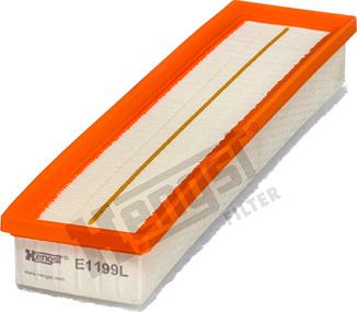 Hengst Filter E1199L - Air Filter, engine autospares.lv