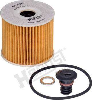 Hengst Filter E1157HD684 - Oil Filter autospares.lv