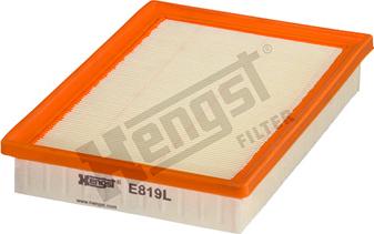 Hengst Filter E819L - Air Filter, engine autospares.lv