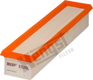 Hengst Filter E820L - Air Filter, engine autospares.lv