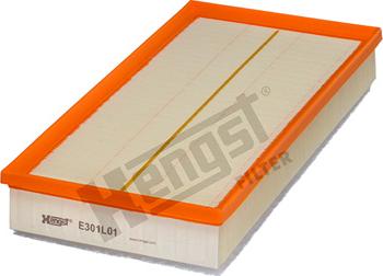 Hengst Filter E301L01 - Air Filter, engine autospares.lv