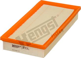 Hengst Filter E33L - Air Filter, engine autospares.lv